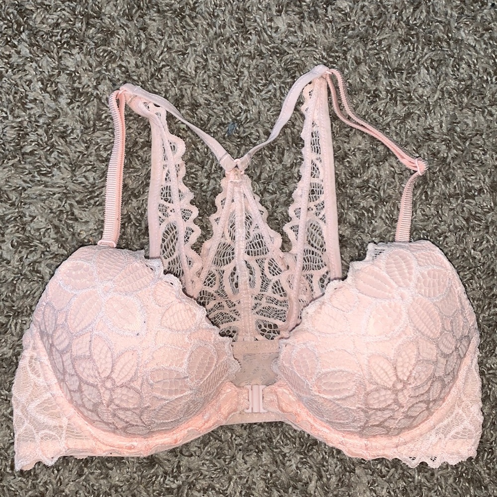 Pink bra